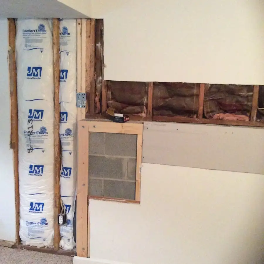 Wall insulation replacement during Structural Drying in Lincolnia